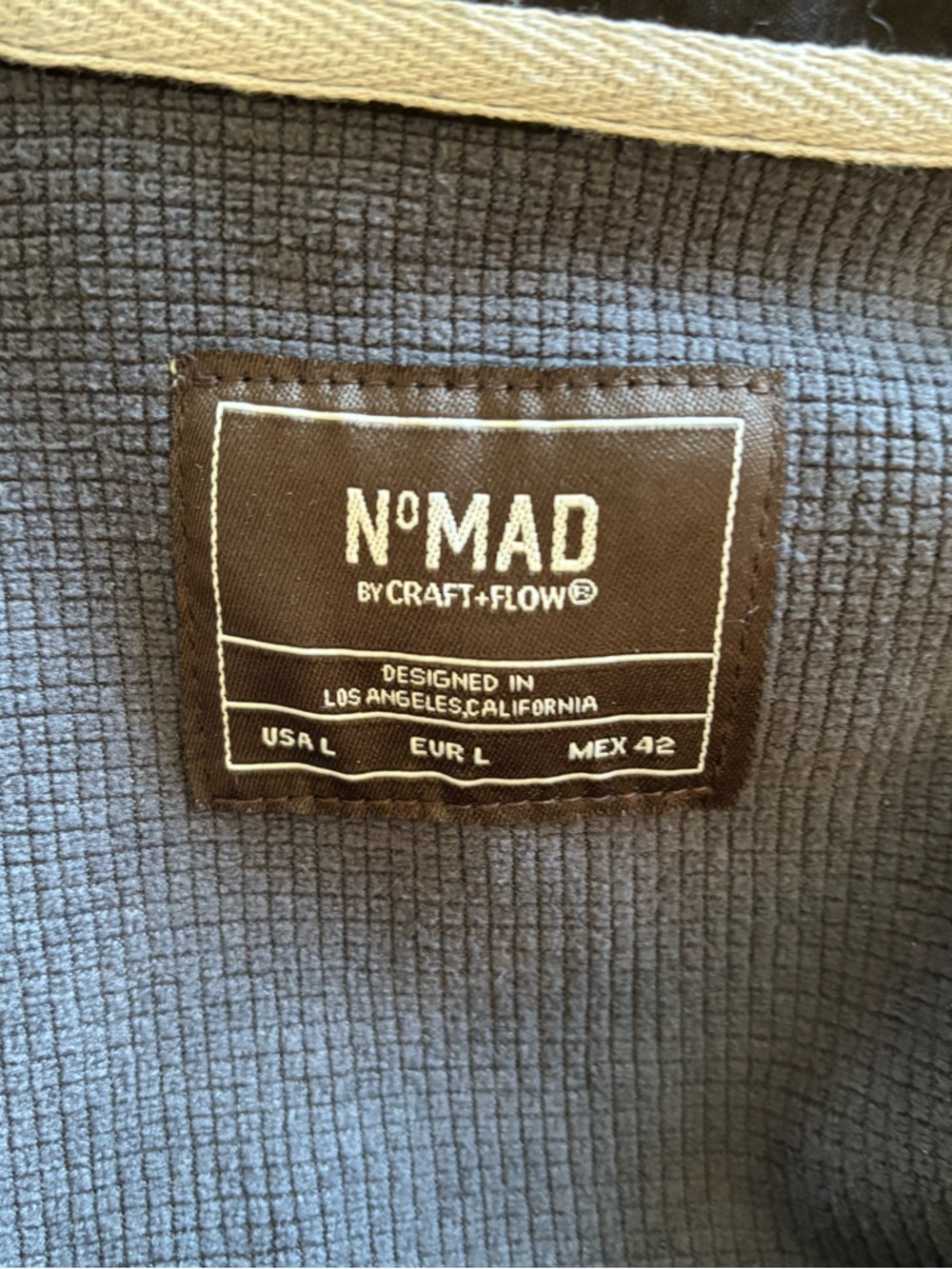 Nomad by Craft + Flow Mens Sierra Lined Flannel Shirt - Picture 7 of 7